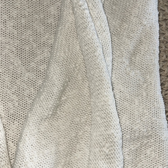 EILEEN FISHER White knobby open sweater S - Picture 4 of 5